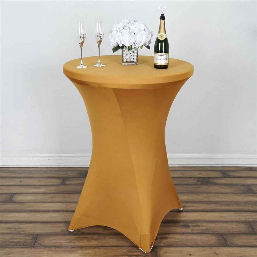 Fitted Spandex Cocktail Table Cover Tablecloth - Image 14