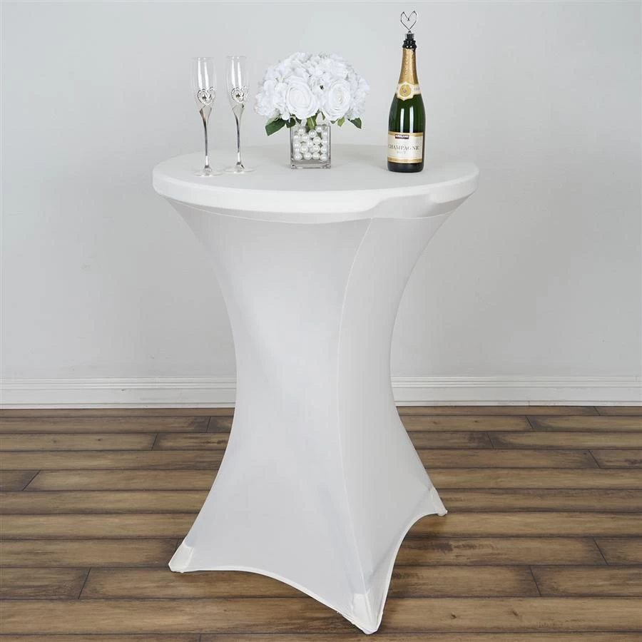 Fitted Spandex Cocktail Table Cover Tablecloth - Image 17