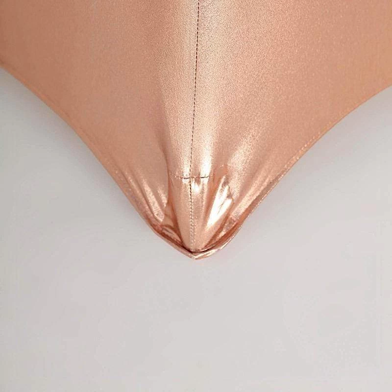 Metallic Premium Cocktail Table Cover Fitted Spandex Tablecloth - Image 5