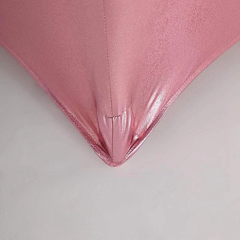 Metallic Premium Cocktail Table Cover Fitted Spandex Tablecloth - Image 14