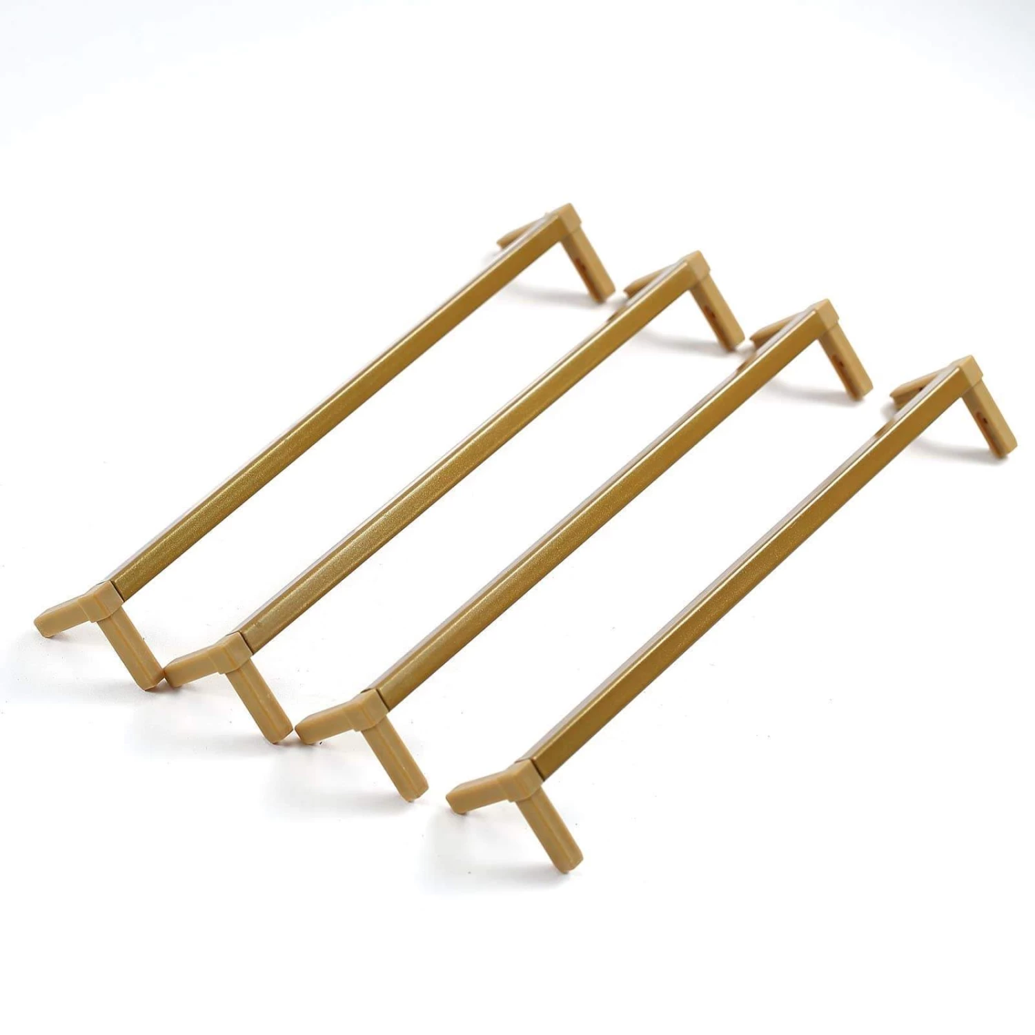 2 Pcs 12 In Tall Matte Metal Geometric Rectangular Stands Flower Vase Holders - Image 12