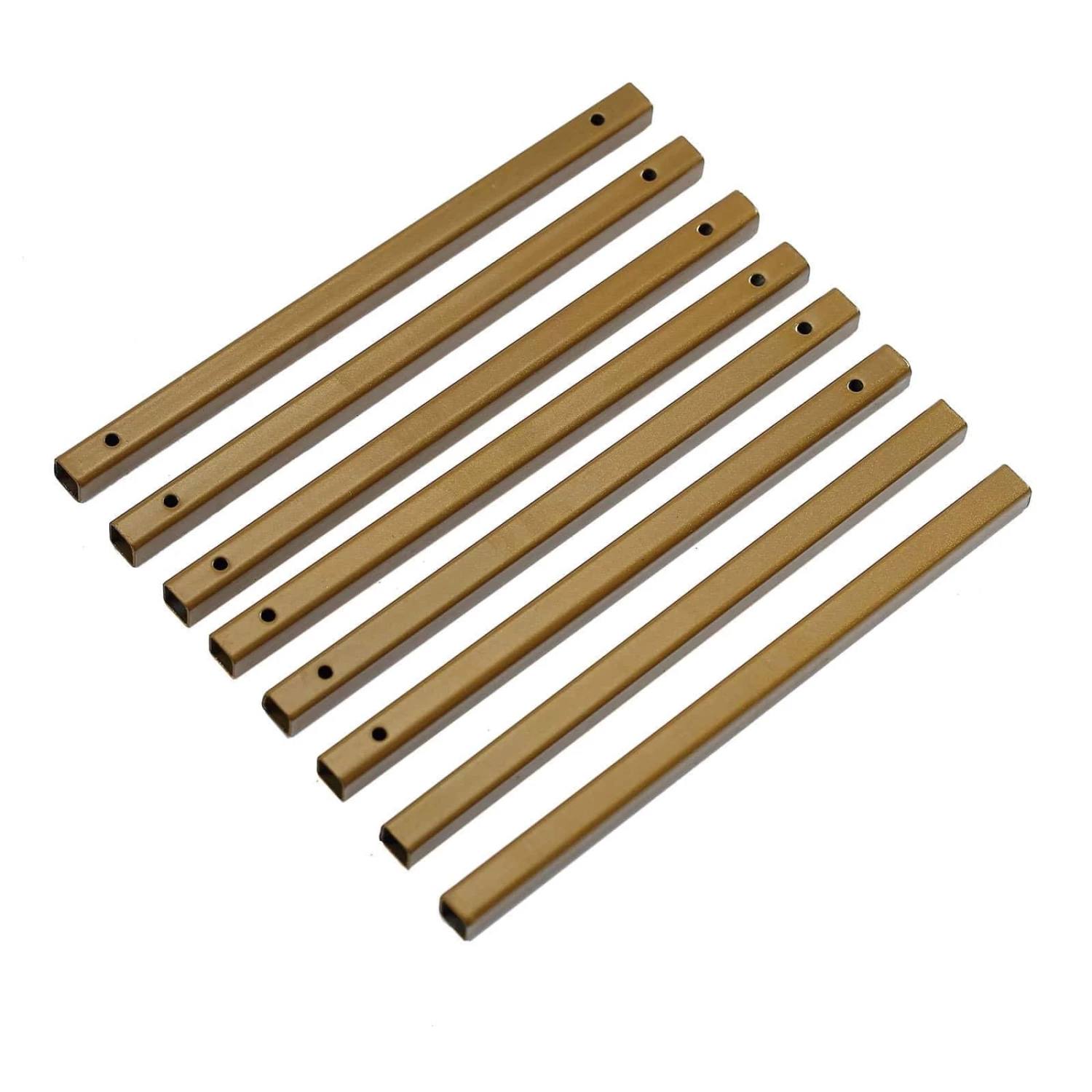 2 Pcs 12 In Tall Matte Metal Geometric Rectangular Stands Flower Vase Holders - Image 13