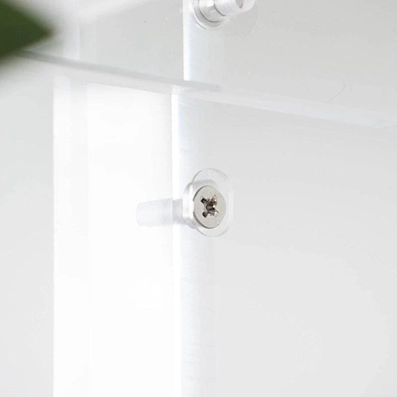 40 In Clear Over The Table Rectangular Acrylic Flower Display Stand - Image 11