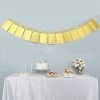 5.5 Feet Gold Baby Month Milestone Paper Hanging 1st Birthday Party Garland