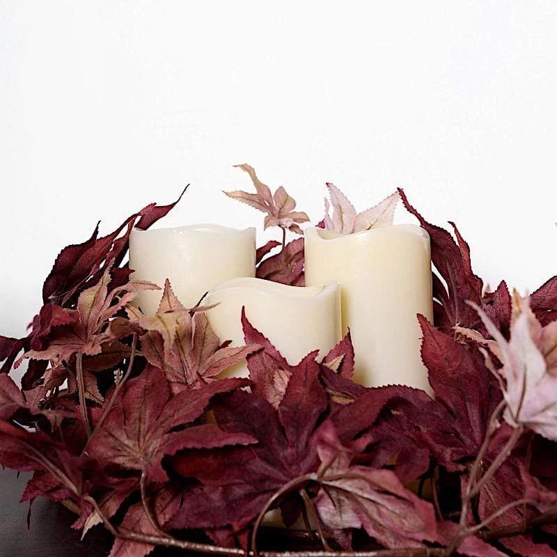 70 In Artificial Fall Maple Leaf Garland Faux Autumn Foliage - Image 14