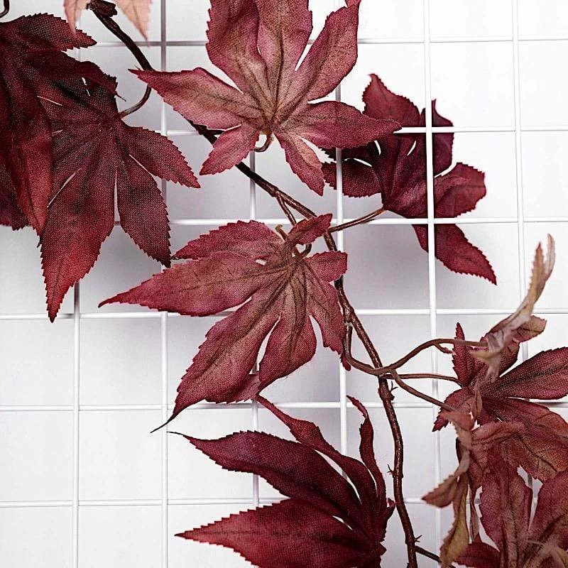 70 In Artificial Fall Maple Leaf Garland Faux Autumn Foliage - Image 16