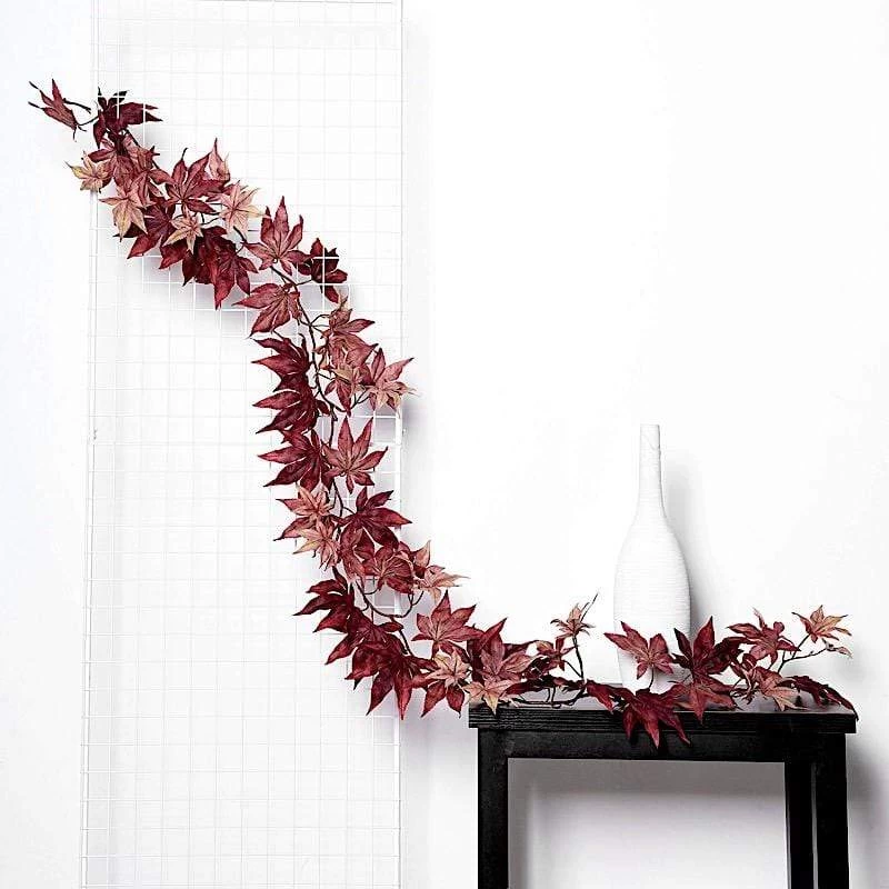 70 In Artificial Fall Maple Leaf Garland Faux Autumn Foliage - Image 17