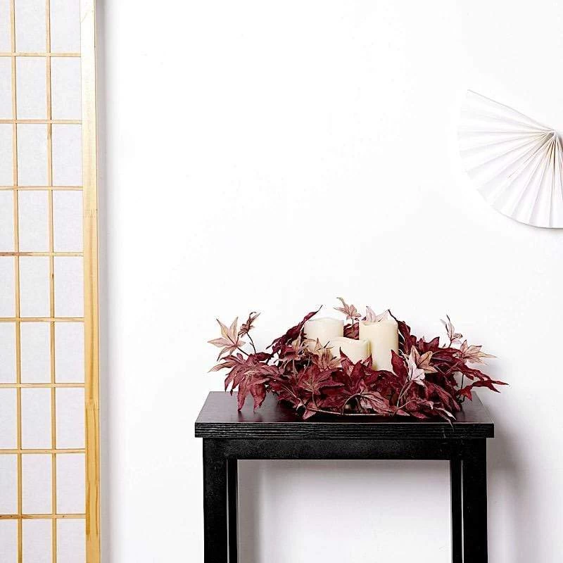 70 In Artificial Fall Maple Leaf Garland Faux Autumn Foliage - Image 18