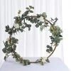 20 In Round Metal Floral Hoop Standing Wreath Ring Centerpiece