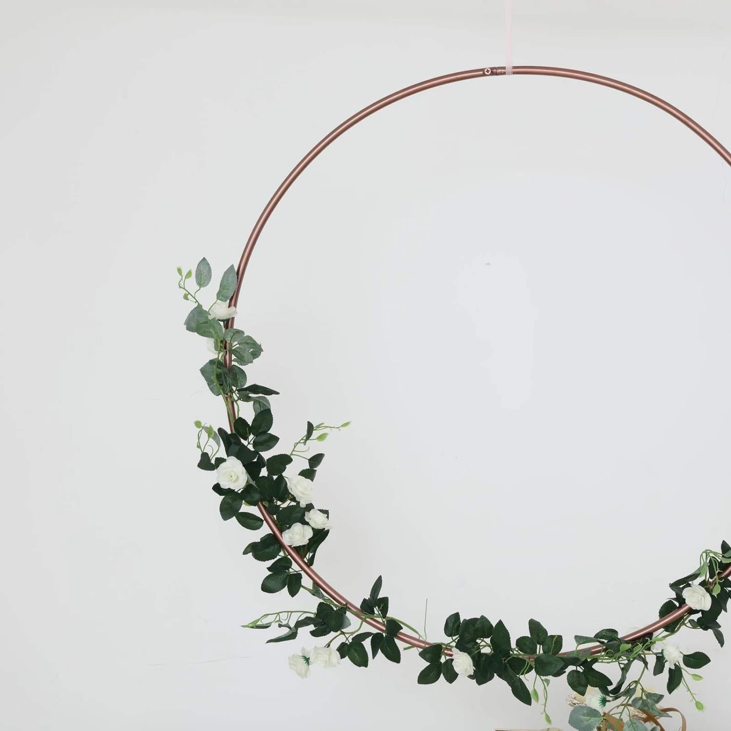 36 In Wide Metal Round Hoop Hanging Wreath Ring - Image 2