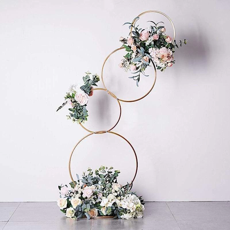 Metal Hoops Pillar Stand Backdrop Decoration - Image 6
