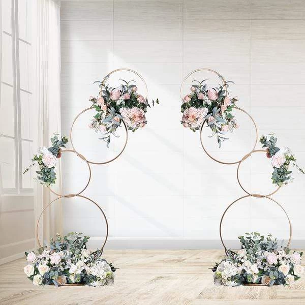 Metal Hoops Pillar Stand Backdrop Decoration - Image 9