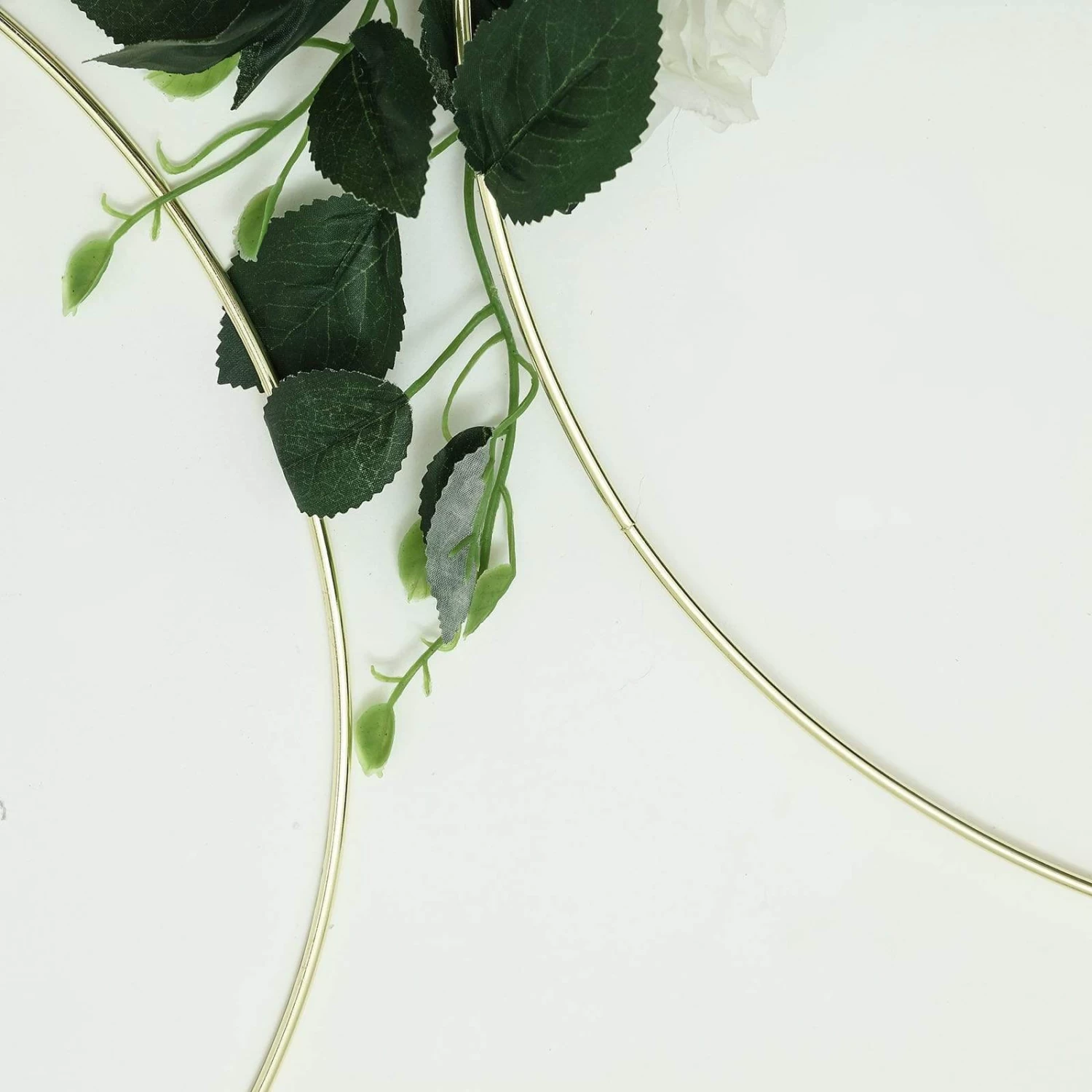 5 Pcs Metal Round Hoops Hanging Wreaths Rings - Image 7