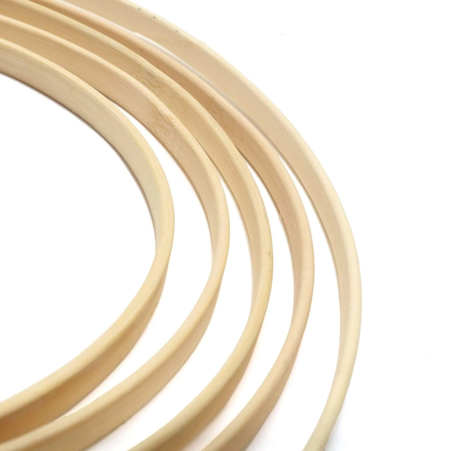 5 Pcs Metal Round Hoops Hanging Wreaths Rings - Image 17