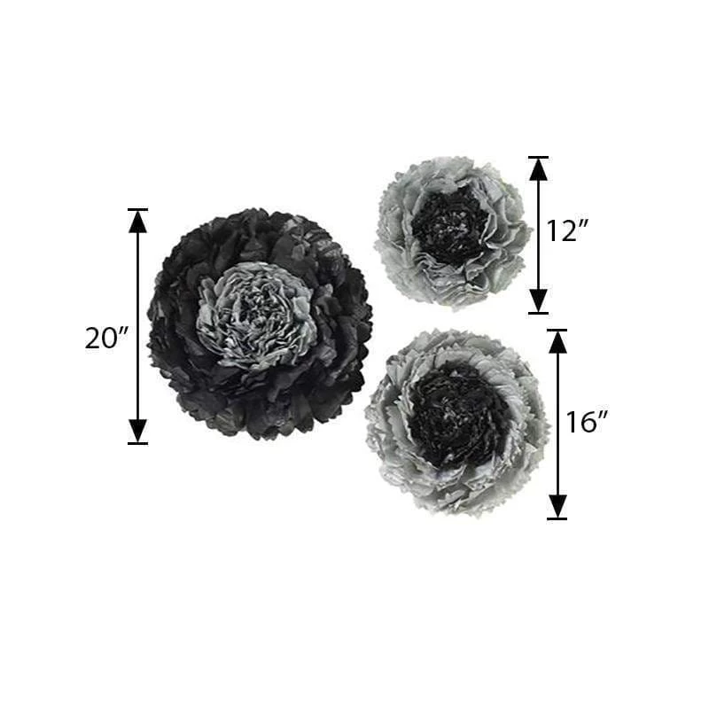 6 Pcs 12 In 16 In 20 In Wide Carnations Extra Large Paper Tissue Flowers - Image 8