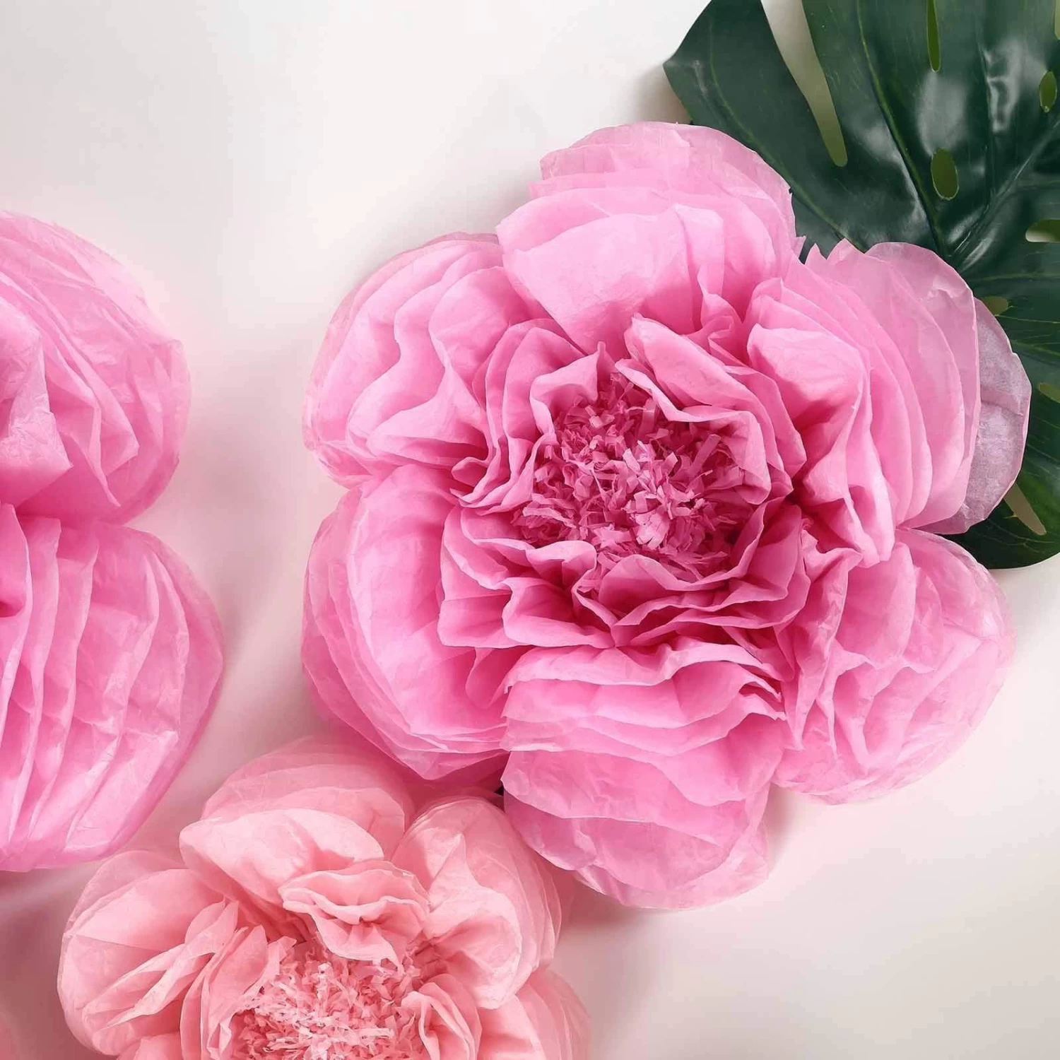 6 Pcs 7 In 9 In 11 In Paper Peony Tissue Flowers - Image 19