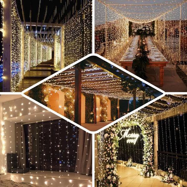 10 Feet Long LED Fairy Lights Backdrop Garland - Image 3