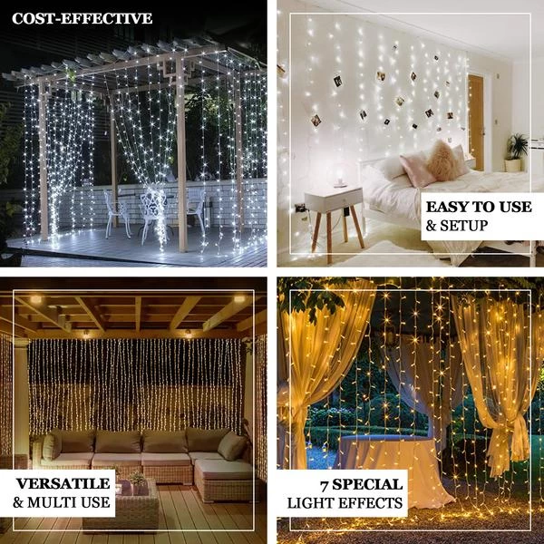 10 Feet Long LED Fairy Lights Backdrop Garland - Image 11