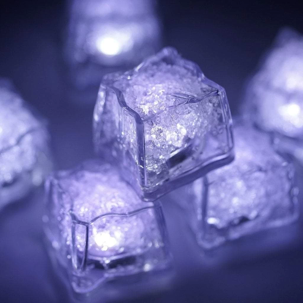 12 Pcs White LED Small Submersible Cube Lights - Image 4