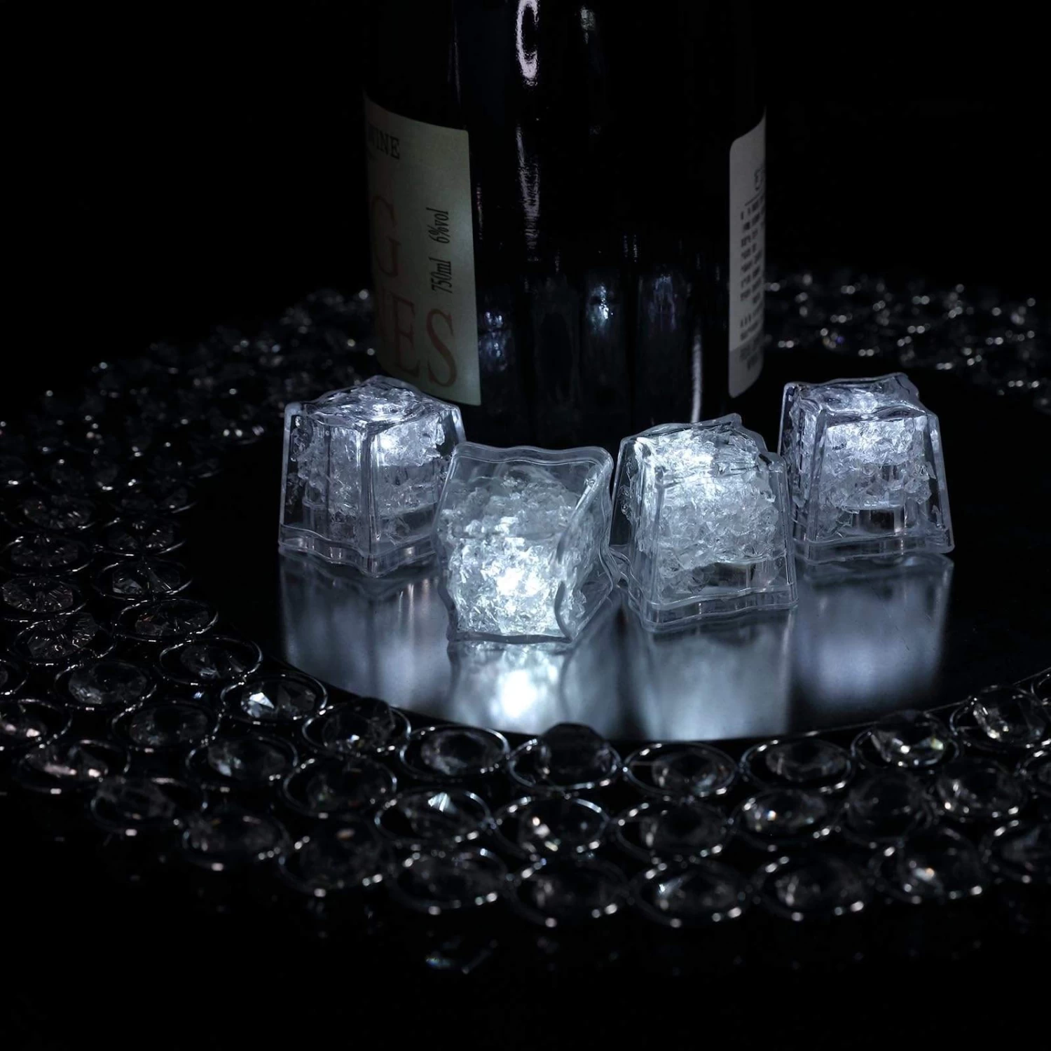 12 Pcs White LED Small Submersible Cube Lights - Image 14