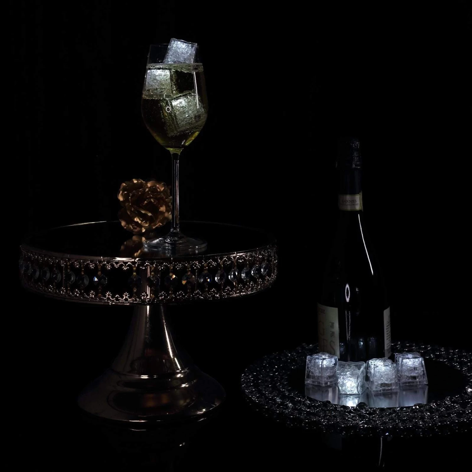 12 Pcs White LED Small Submersible Cube Lights - Image 15