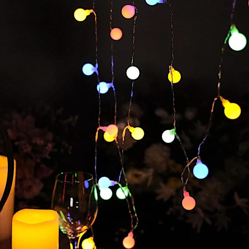 16 Feet Assorted LED Bulbs Battery Operated String Lights Garland With Remote - Image 5