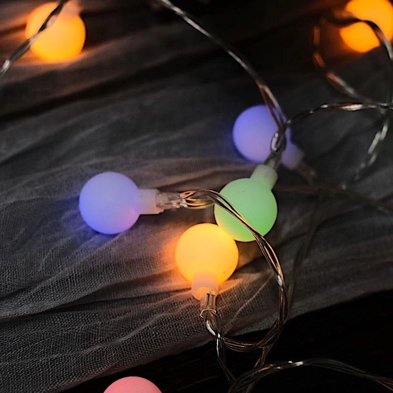 16 Feet Assorted LED Bulbs Battery Operated String Lights Garland With Remote - Image 6