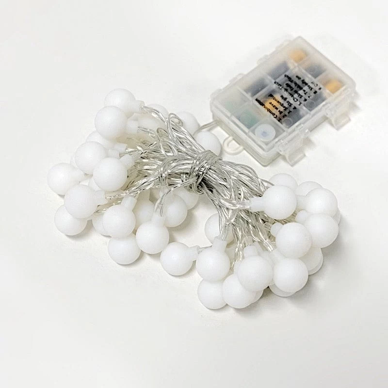 16 Feet Assorted LED Bulbs Battery Operated String Lights Garland With Remote - Image 7