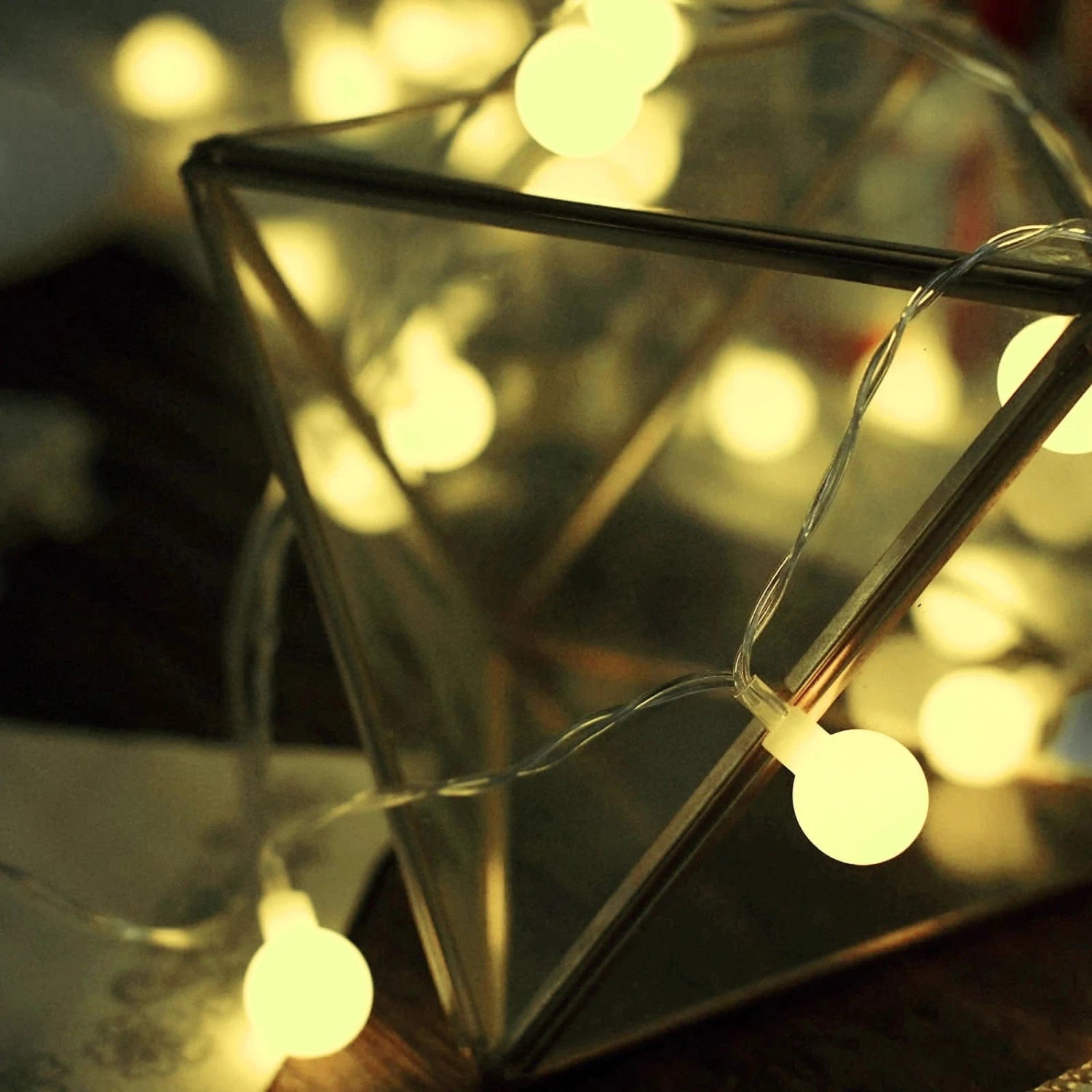 16 Feet Assorted LED Bulbs Battery Operated String Lights Garland With Remote - Image 14