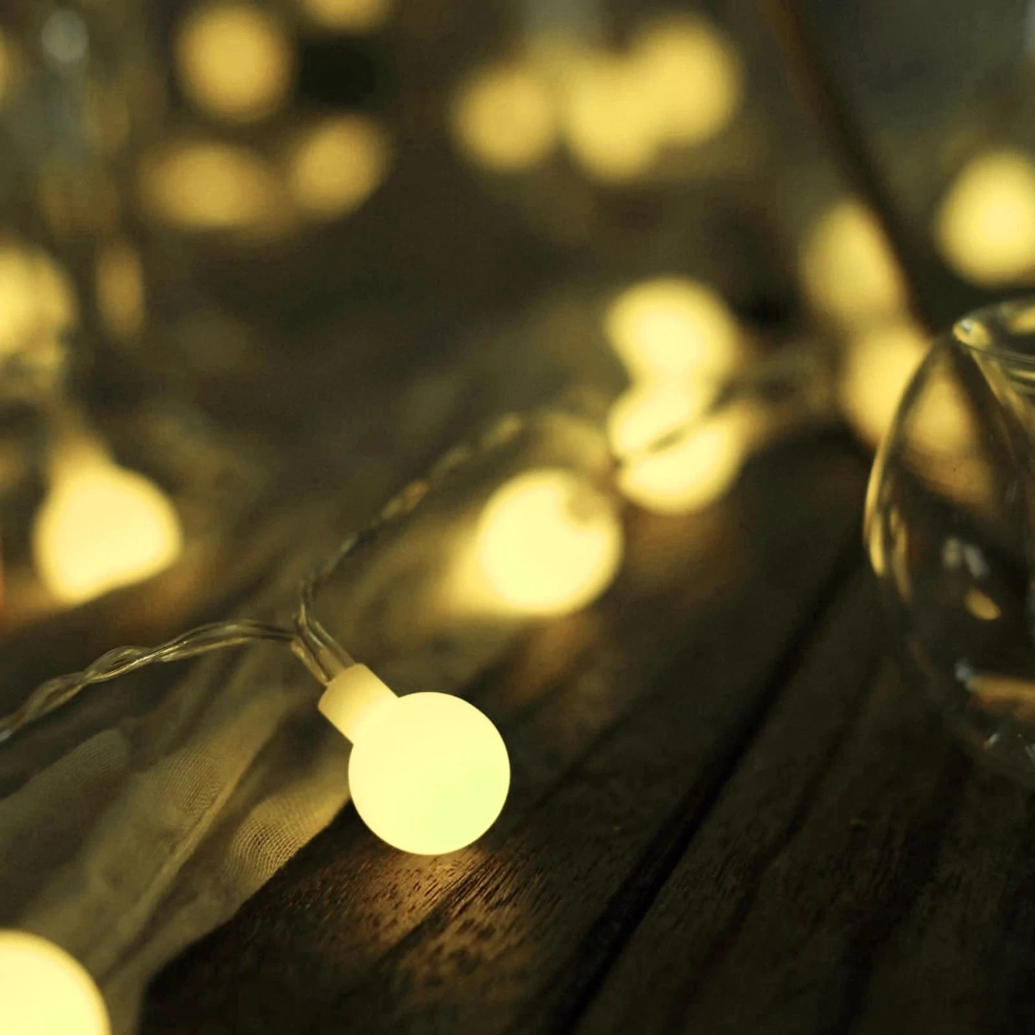 16 Feet Assorted LED Bulbs Battery Operated String Lights Garland With Remote - Image 17