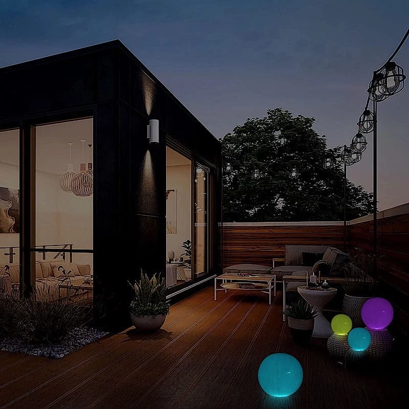 16 In Assorted LED Ball Inflatable Floating Pool Light - Image 8