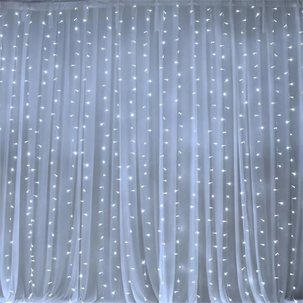 18 Feet X 9 Feet LED Lights With Organza Backdrop Curtain - Image 9