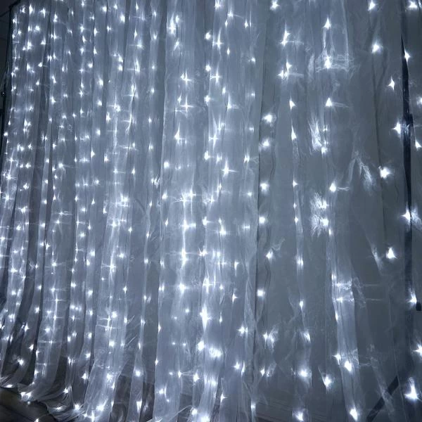 18 Feet X 9 Feet LED Lights With Organza Backdrop Curtain - Image 14