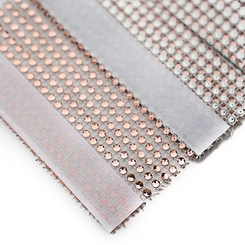 4 Rhinestone Mesh With Velcro Curtain Tie Backs Backdrop Drapery Bands - Image 20