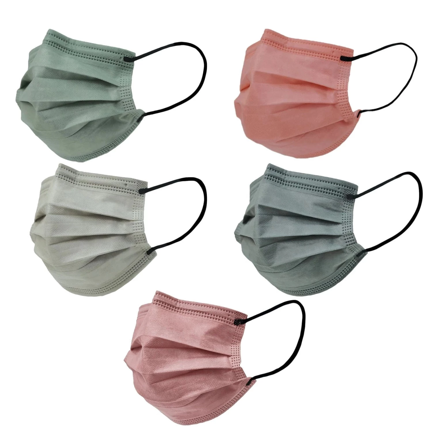 50 Pcs 3 Layer Breathable Disposable Face Masks Protective Covers - Image 7