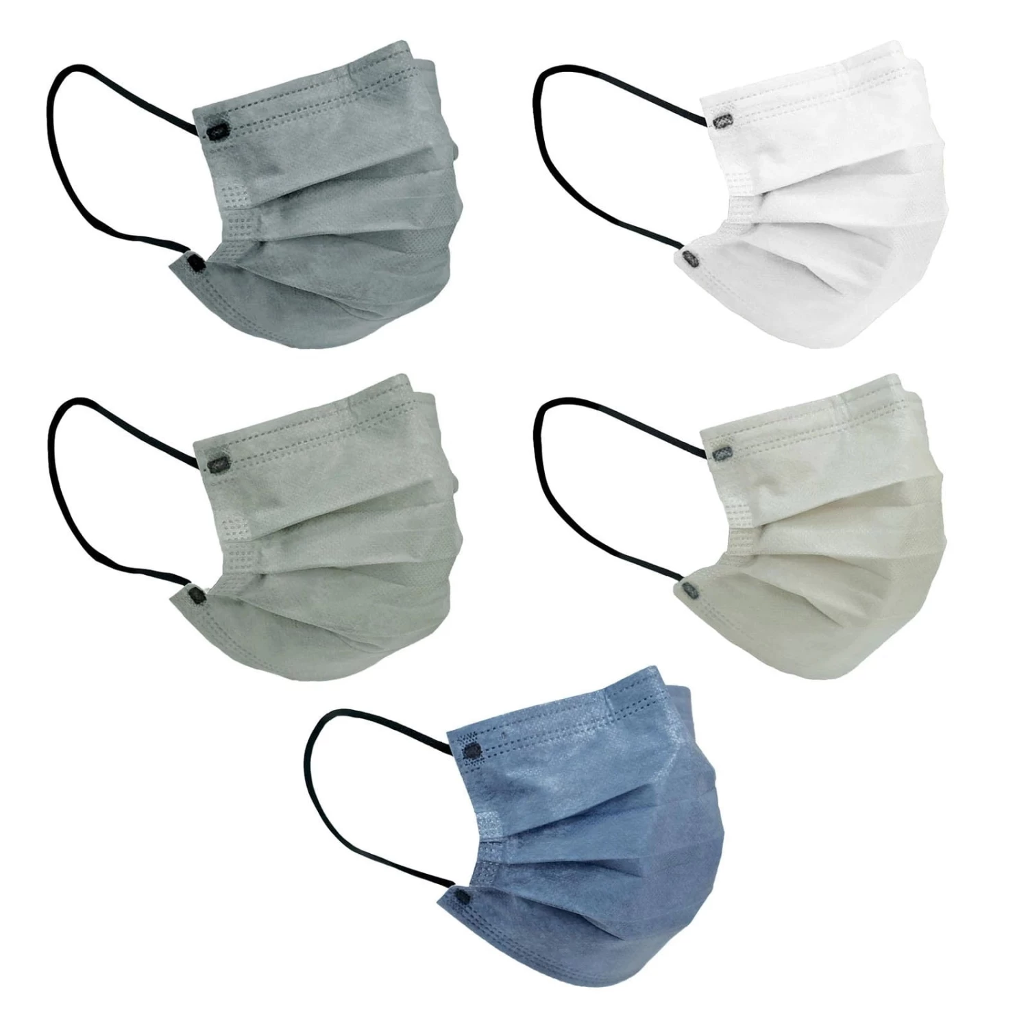 50 Pcs 3 Layer Breathable Disposable Face Masks Protective Covers - Image 8
