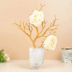 10 Artificial 14 In Plastic Manzanita Tree Branches Vase Fillers Centerpieces