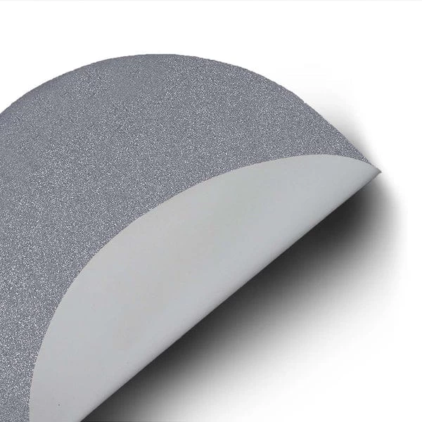 6 Pcs 13 In Round Glitter Faux Leather Placemats - Image 8