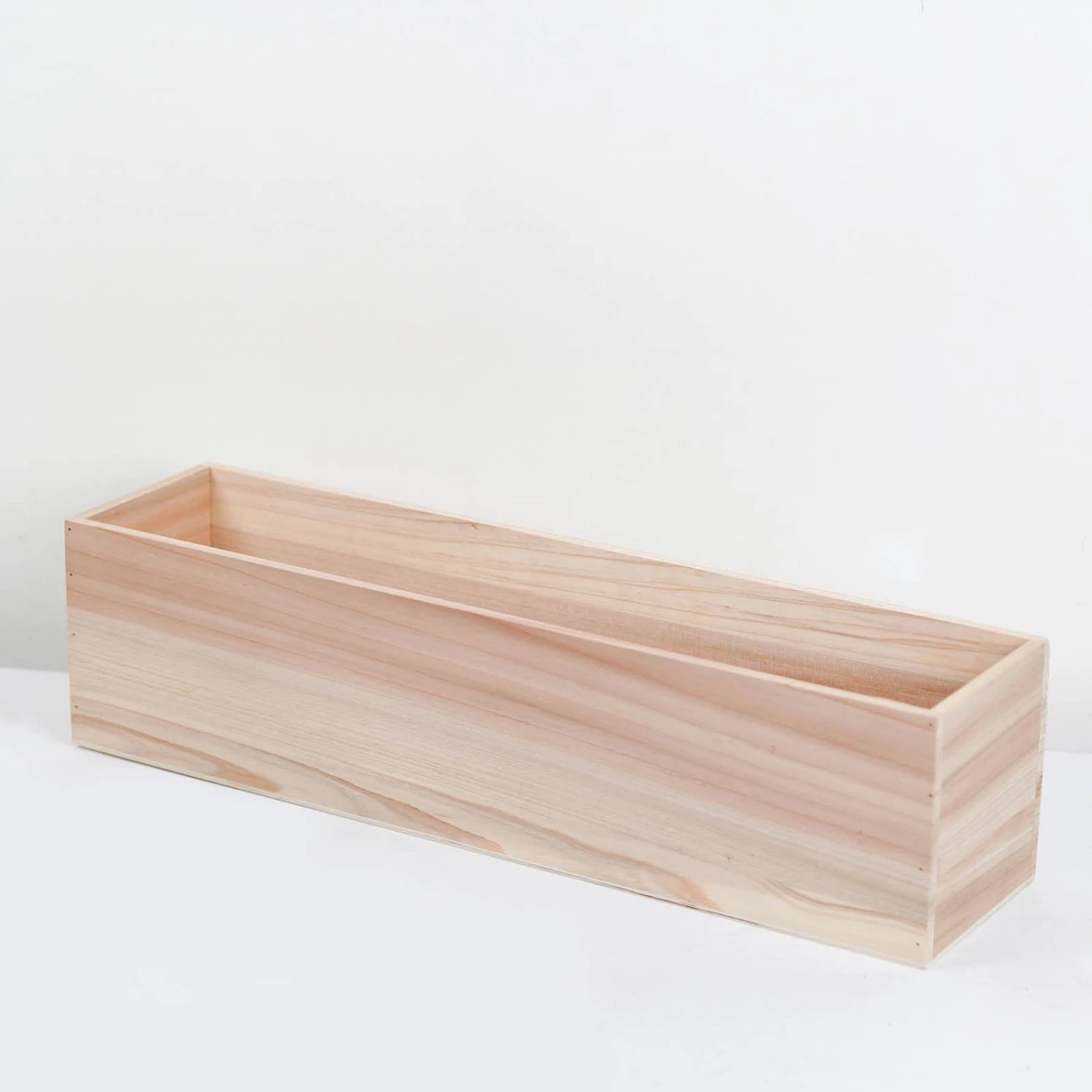24" X 6" Wood Rustic Rectangular Planter Box Holders Centerpieces - Image 20