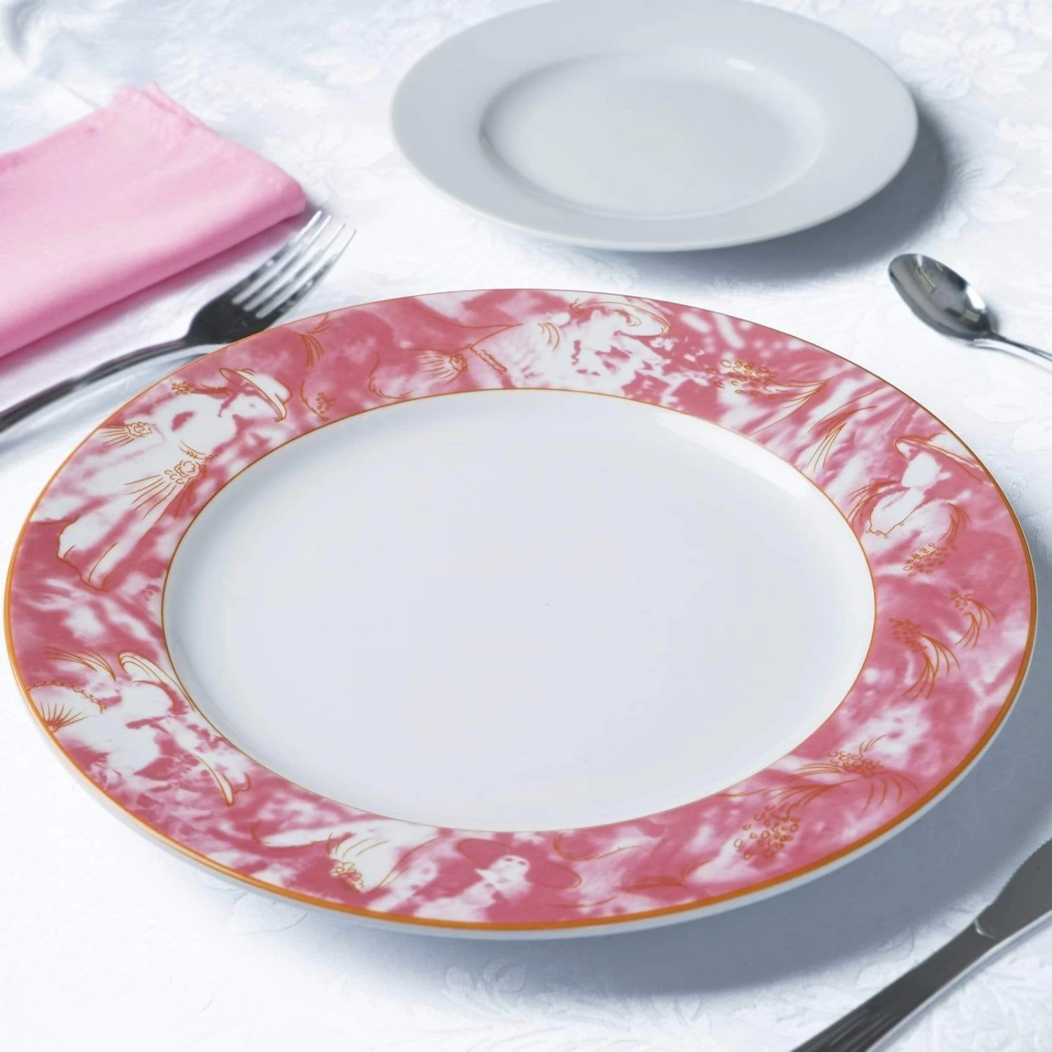 12 Pcs 11.5" Round Commercial Grade Porcelain Dinner Plates - Image 19