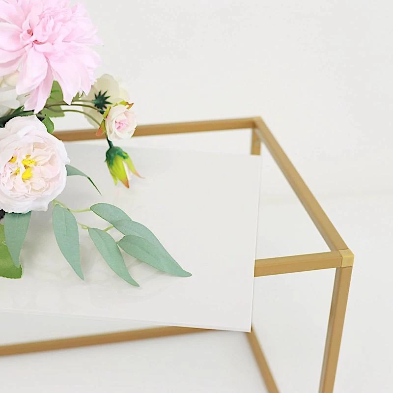 2 White 24x10 In Rectangle Plexiglass Sheets DIY Acrylic Sign Boards - Image 6