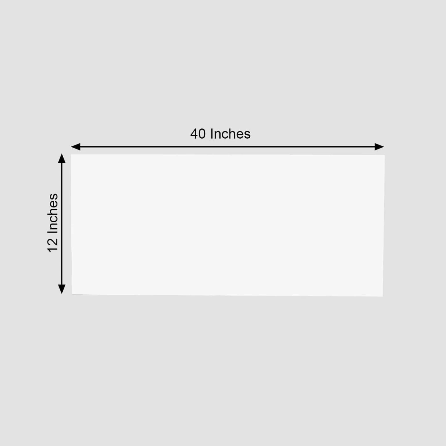 2 White 24x10 In Rectangle Plexiglass Sheets DIY Acrylic Sign Boards - Image 20