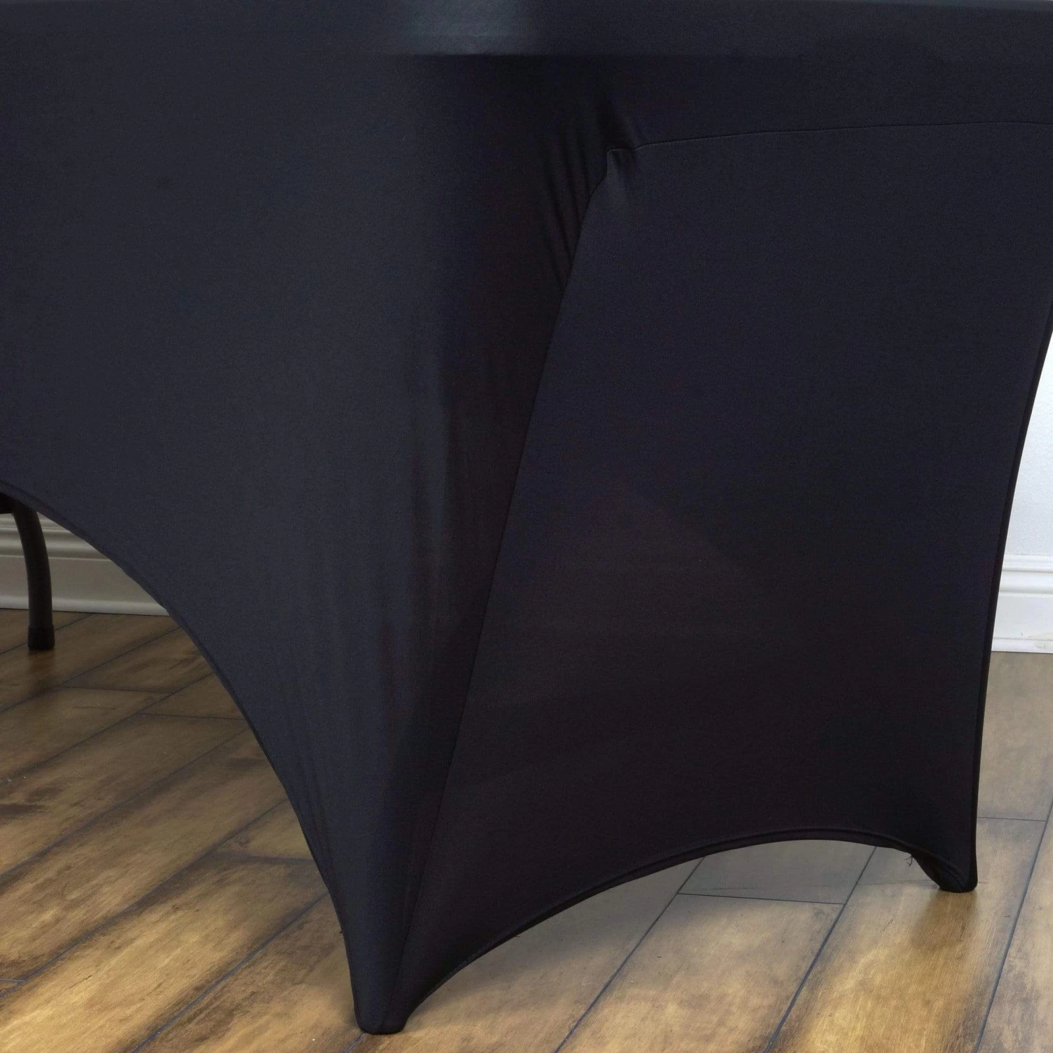 4 Feet Rectangular Fitted Spandex Tablecloth - Image 2