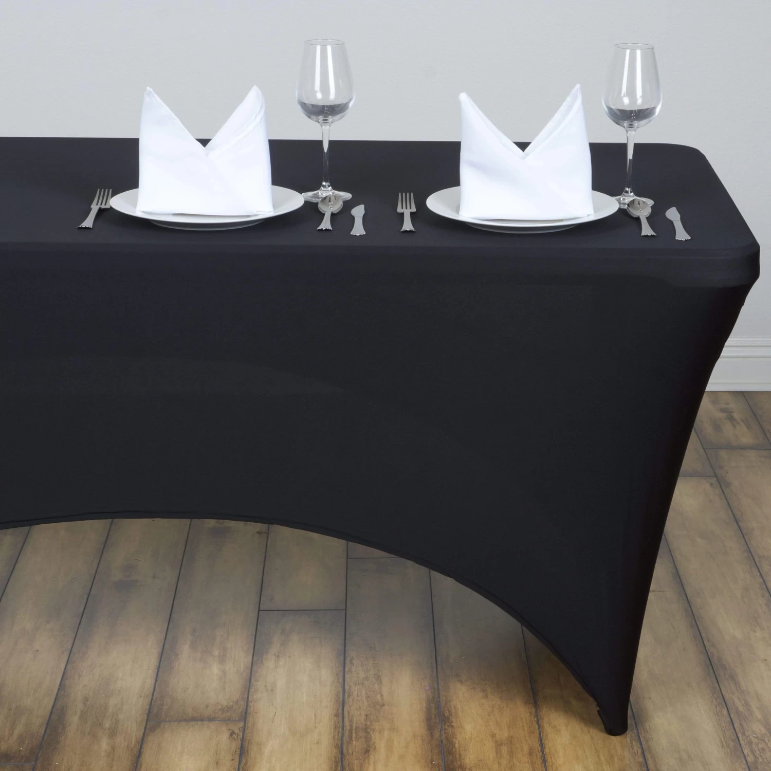 4 Feet Rectangular Fitted Spandex Tablecloth - Image 5