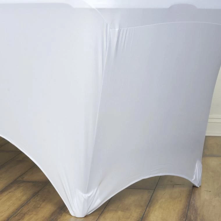 4 Feet Rectangular Fitted Spandex Tablecloth - Image 7