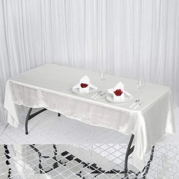 50x120" Satin Rectangle Tablecloth - Image 13
