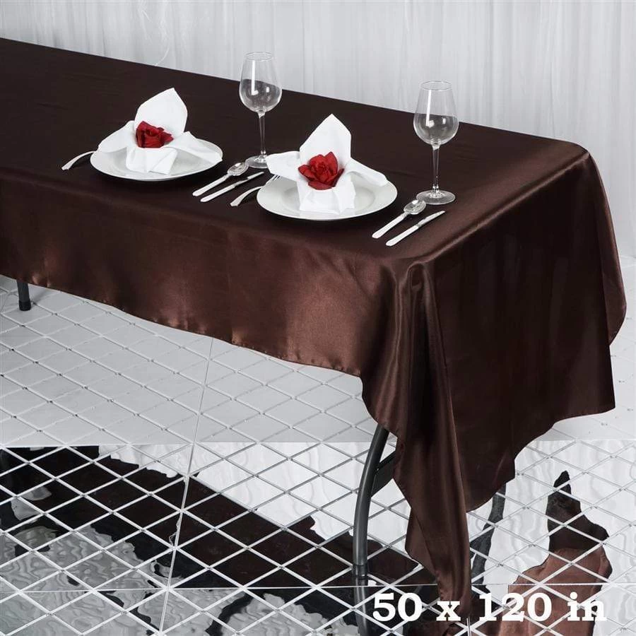 50x120" Satin Rectangle Tablecloth