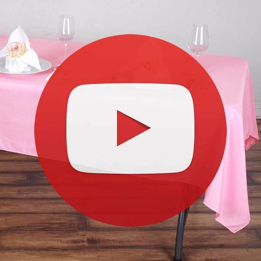 60 X 126 Inch Premium Polyester Rectangular Tablecloth - Image 9