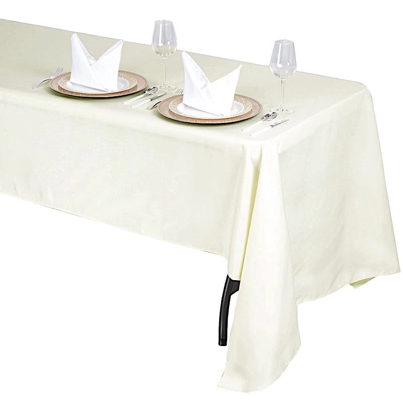 60 X 126 Inch Premium Polyester Rectangular Tablecloth - Image 12