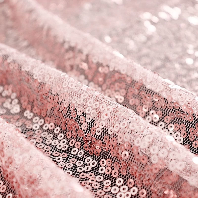 60" X 126" Sequin Rectangular Tablecloth - Image 12